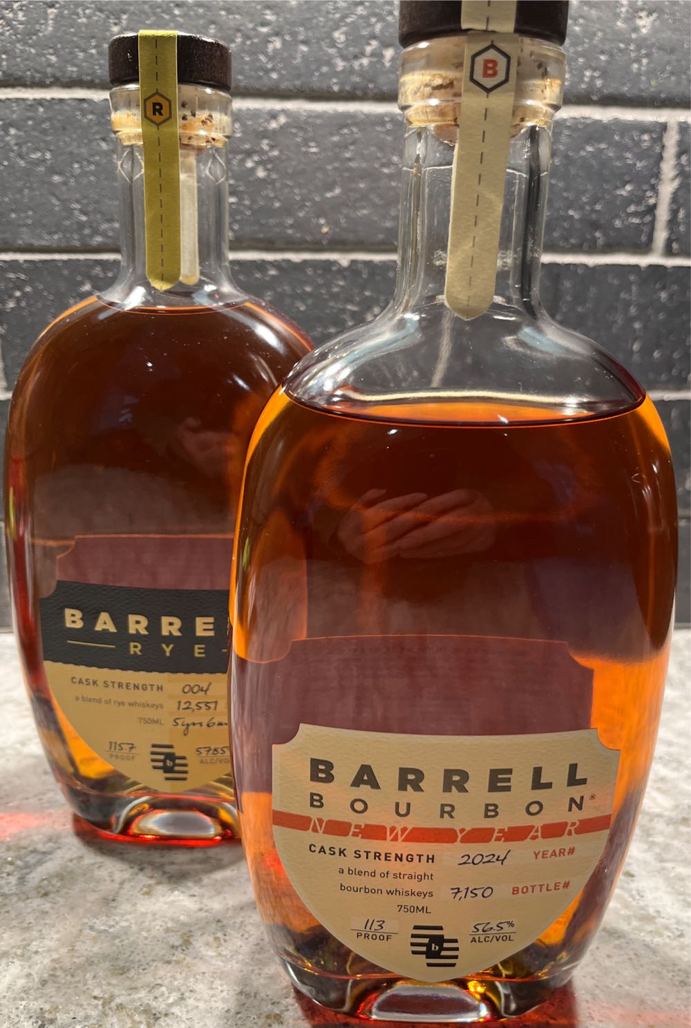 Barrell Bourbon New Year 2024 - Barrel Craft Spirits (750 mL) alcohol collectible [Barcode 850053456015] - Main Image 2