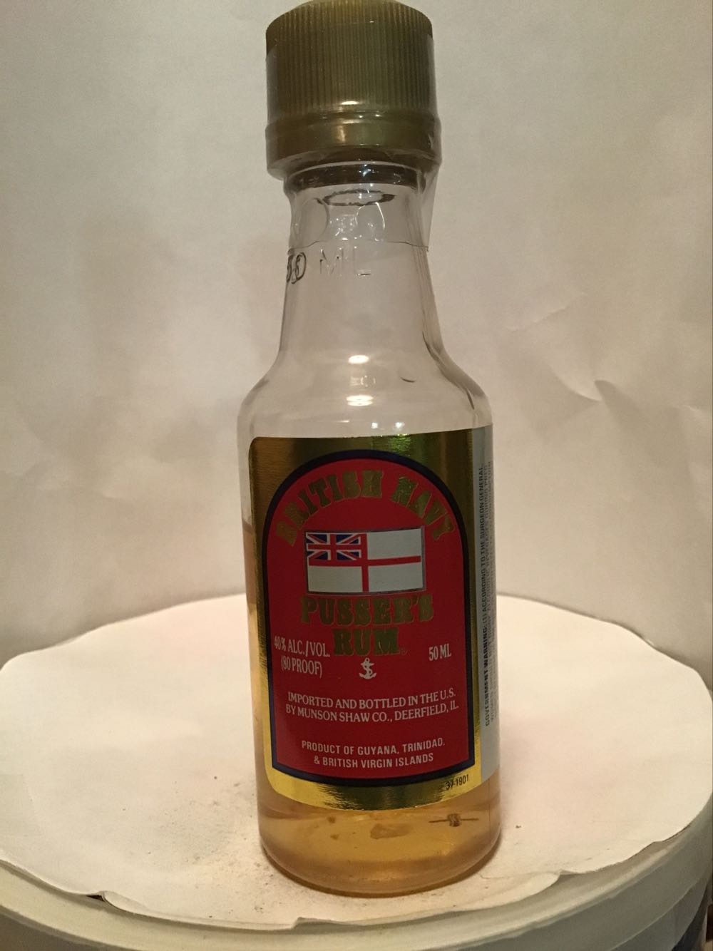 Pusser’s - Pusser’s Rum Ltd. (50 mL) alcohol collectible - Main Image 2