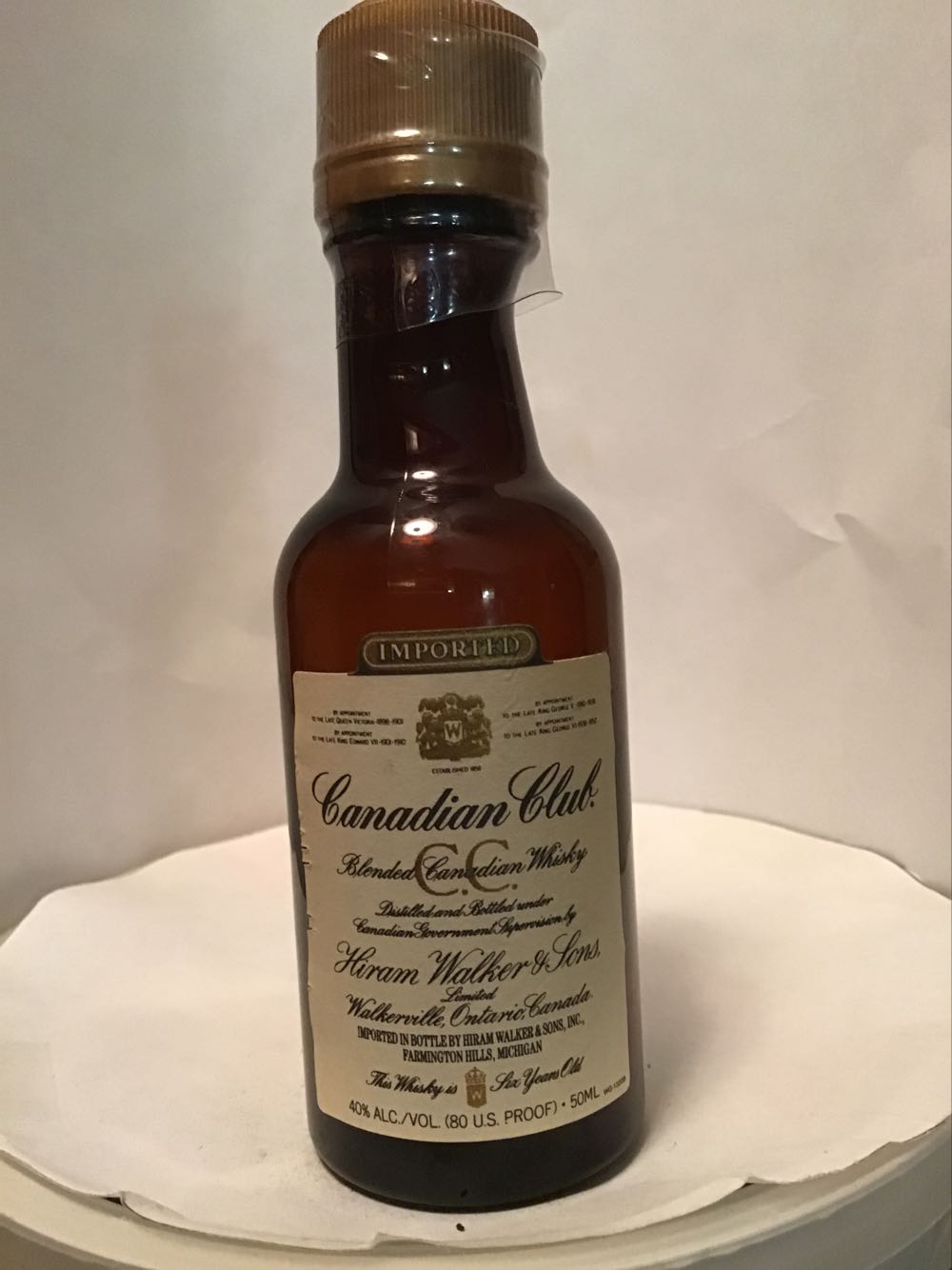 Canadian Club Apple & Canadian Club - Canadian Club Imports (50 mL) alcohol collectible - Main Image 3