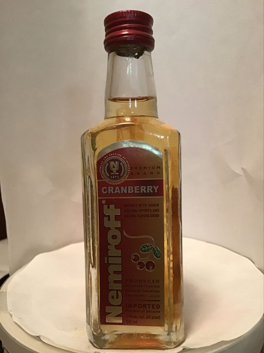 Nemiroff Honey Pepper & Cranberry & Rye Honey & Birch - Nemiroff Vodka company (50 mL) alcohol collectible - Main Image 2