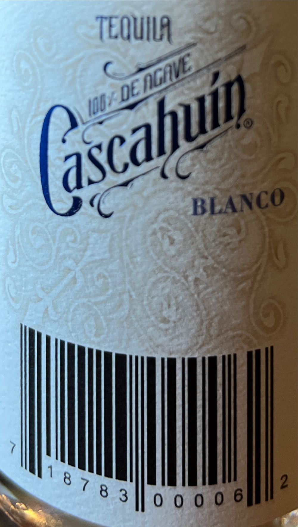 Cascahuin Tahona Blanco - Nom 1123 (750 mL) alcohol collectible [Barcode 718783000062] - Main Image 2