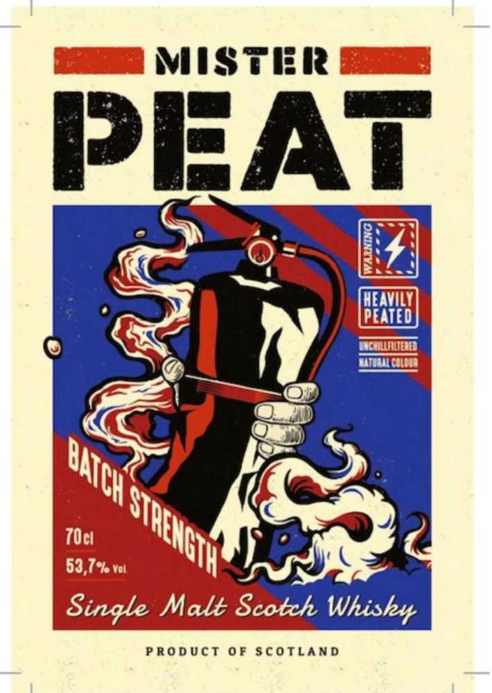 Mister Peat Batch Strength - Fox Fitzgerald Brands (700 mL) alcohol collectible [Barcode 5060414943879] - Main Image 2