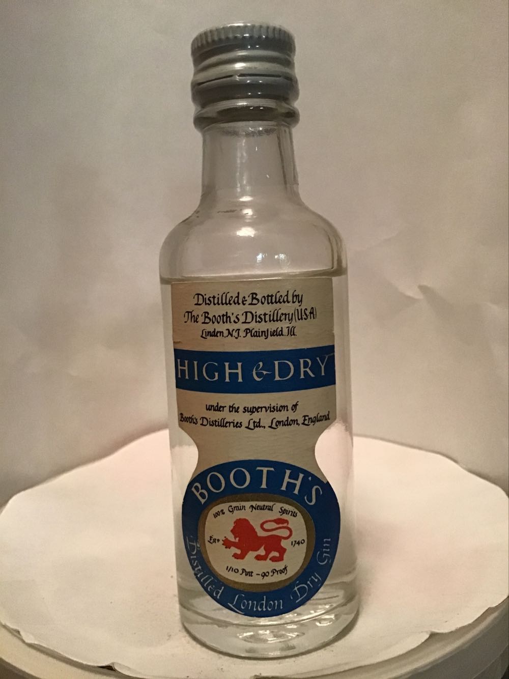 Booth’s - Booth’s Distillery (50 mL) alcohol collectible - Main Image 2