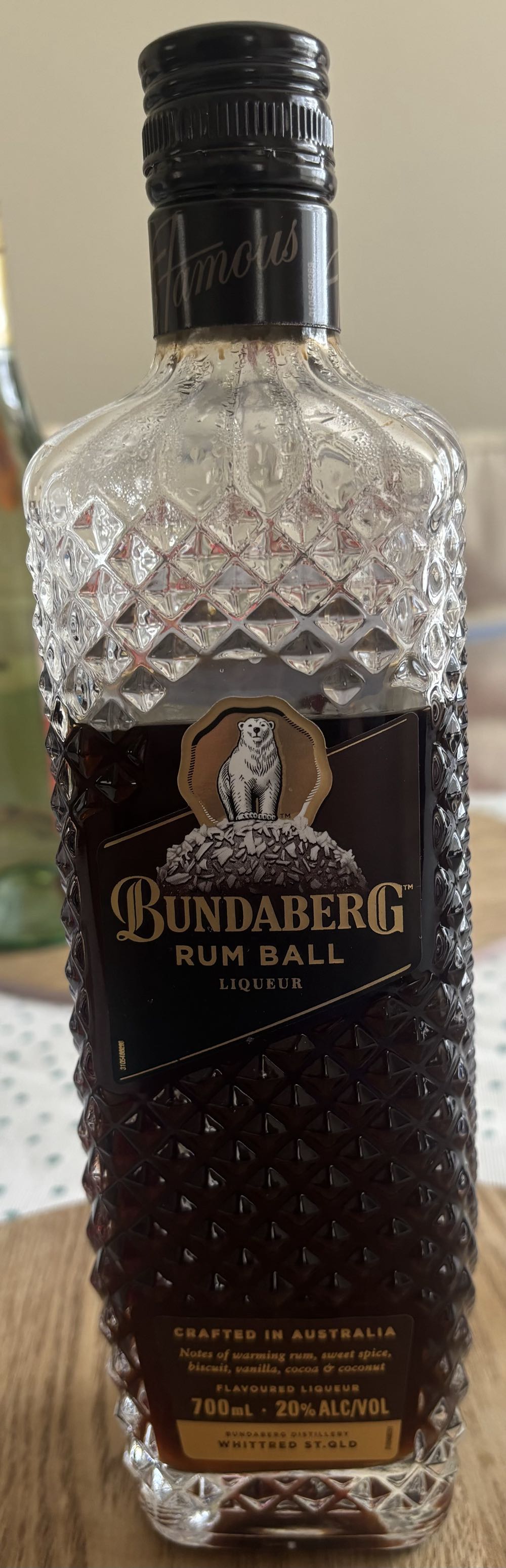 Bundaberg Rum Ball Liqueur 700ml - Bundaberg Distilling Company Pty Ltd (700 mL) alcohol collectible [Barcode 9310495086658] - Main Image 2