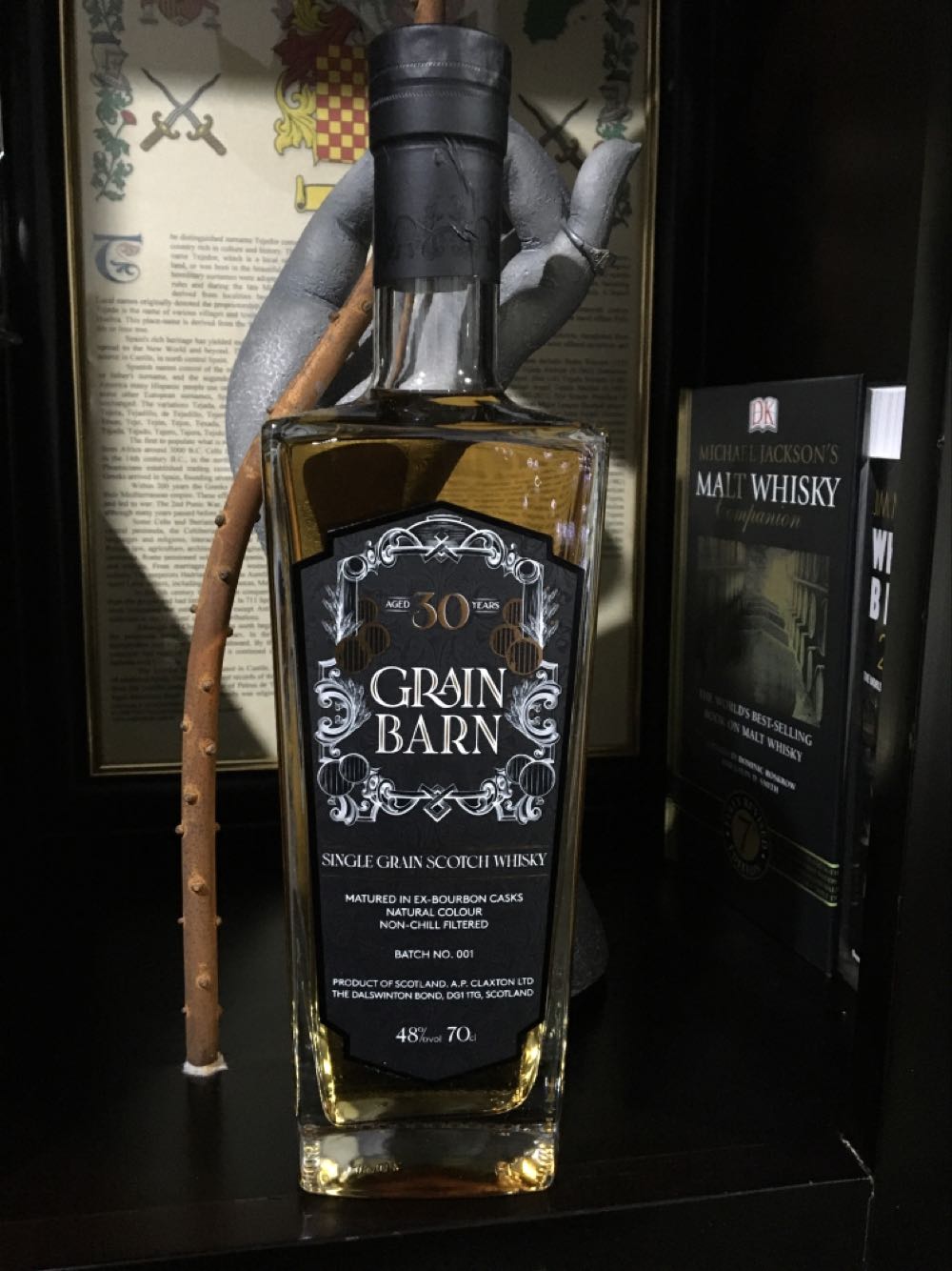 Claxton’s Grain Barn Cl And 30 Old Years Year Batch 001 グレーンバーン 30年 48% - Claxton Distilery (700 mL) alcohol collectible [Barcode 5060558470026] - Main Image 2