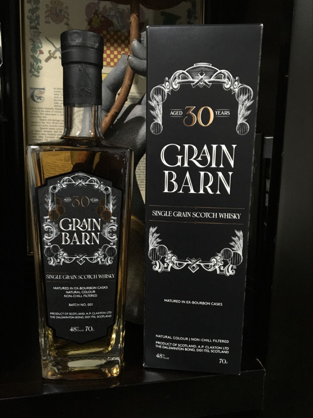 Claxton’s Grain Barn Cl And 30 Old Years Year Batch 001 グレーンバーン 30年 48% - Claxton Distilery (700 mL) alcohol collectible [Barcode 5060558470026] - Main Image 3