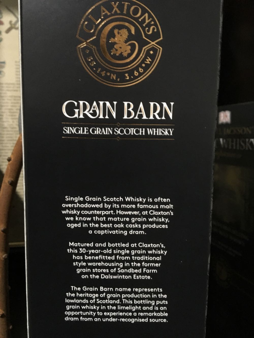 Claxton’s Grain Barn Cl And 30 Old Years Year Batch 001 グレーンバーン 30年 48% - Claxton Distilery (700 mL) alcohol collectible [Barcode 5060558470026] - Main Image 4