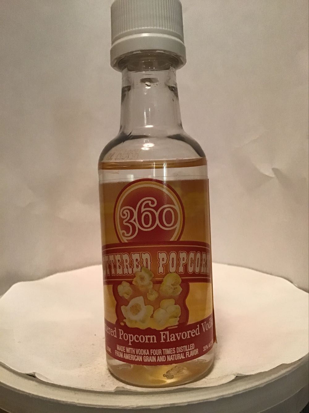 360 Red Delicious Apple & Buttered Popcorn - Earth Friendly Distilling Co (50 mL) alcohol collectible - Main Image 2