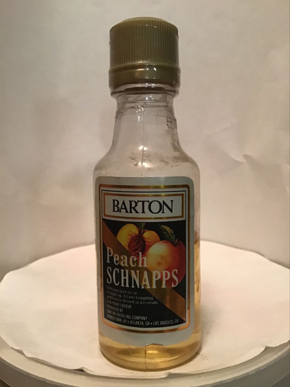 Barton Long Island Iced Tea & Peach Schnapps - Barton 1792 Distillery / Sazerac (50 mL) alcohol collectible - Main Image 2
