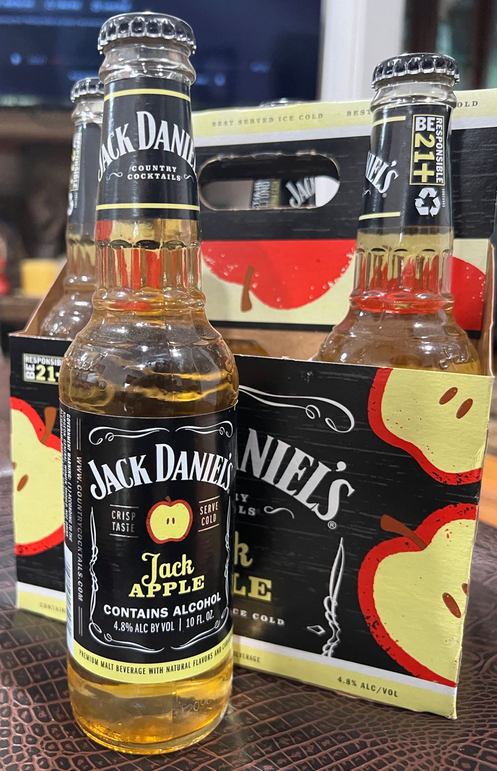 0 Soft Drink Jack Apple Pack 4 - Jack Daniel’s Distillery, Lynchburg, TN (10 FL OZ) alcohol collectible - Main Image 2