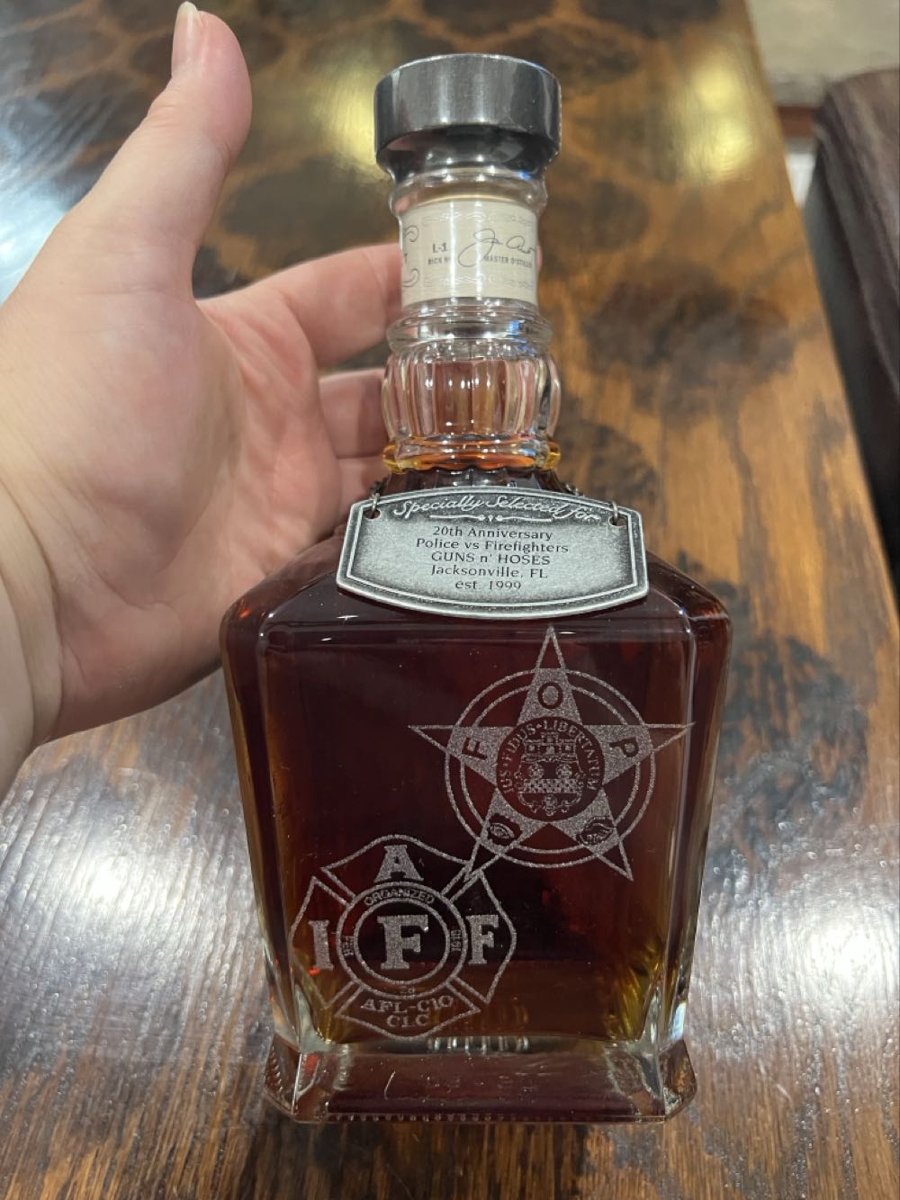 0 20th Anniversary Police Vs Firefighters - Jack Daniel’s Distillery, Lynchburg, TN (750 mL) alcohol collectible - Main Image 2