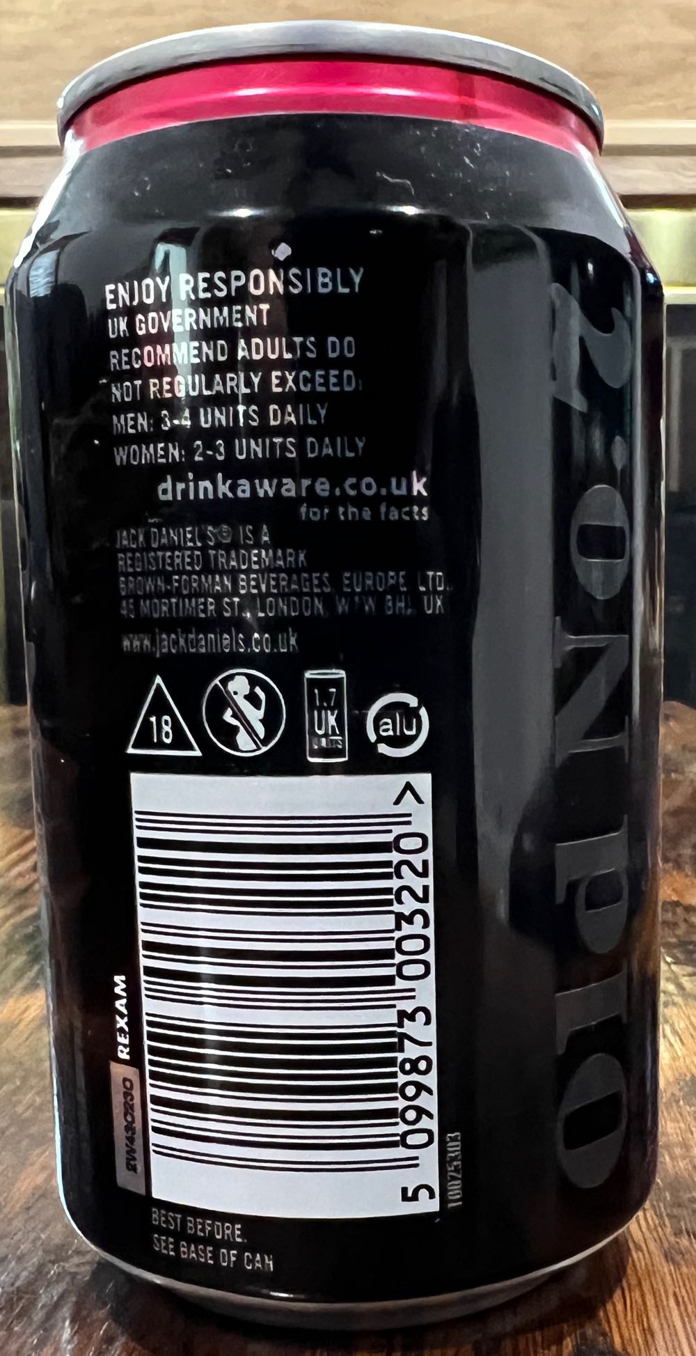 0 Soft Drink Cola 2015 - Jack Daniel’s Distillery, Lynchburg, TN (330 mL) alcohol collectible - Main Image 4