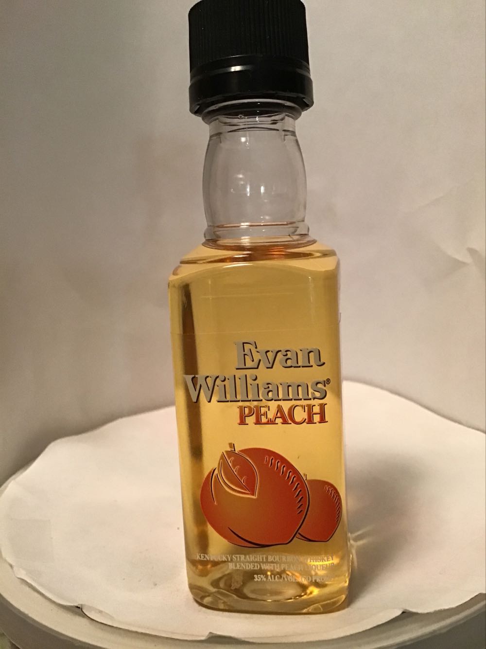 Evan Williams Cherry & Peach & Cinnamon - Old Evan Williams Distillery (50 mL) alcohol collectible - Main Image 2