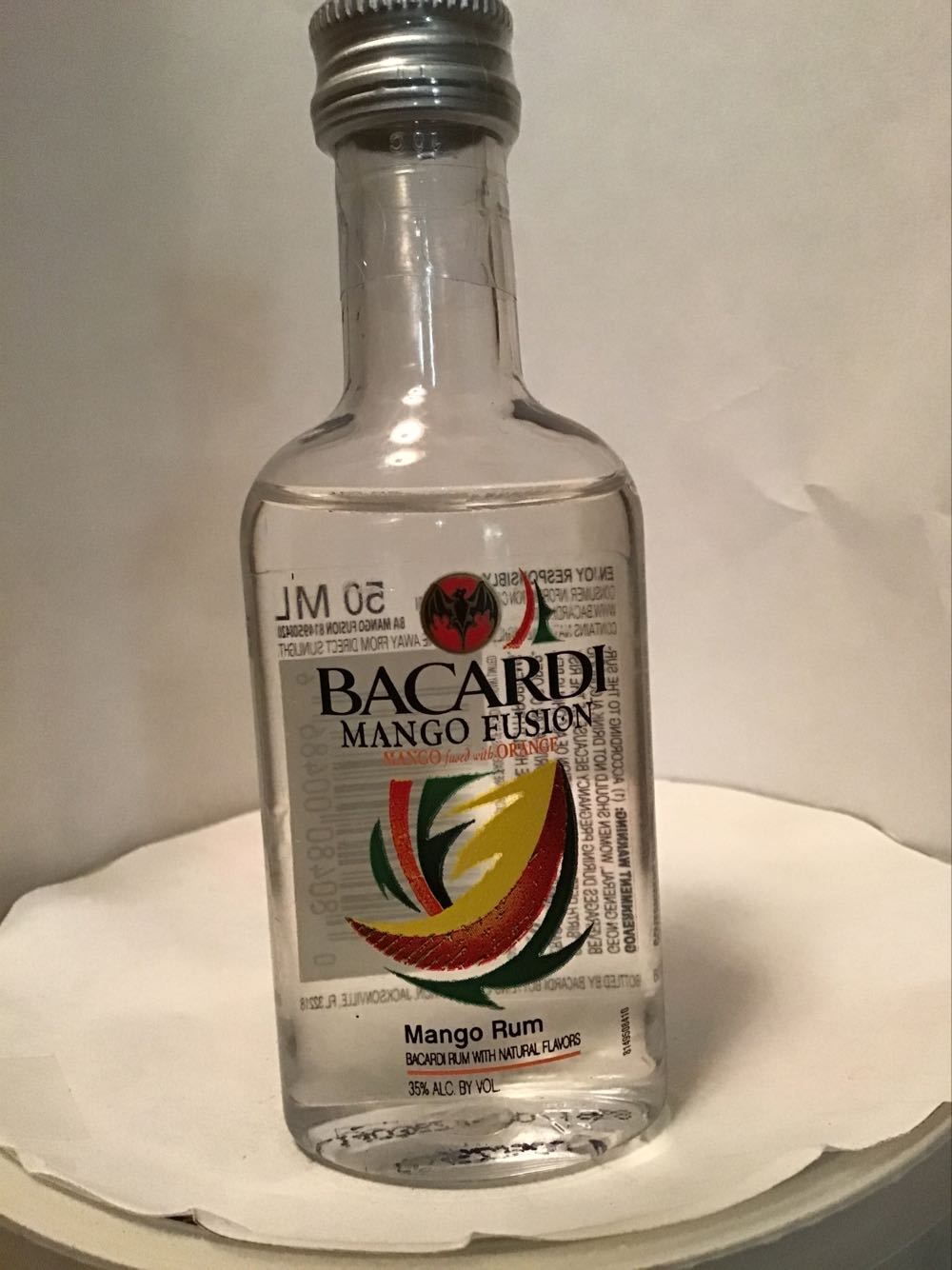 Bacardi Tangerine & Mango Fusion & Limon & Select - Bacardi Bottling Company (50 mL) alcohol collectible - Main Image 2