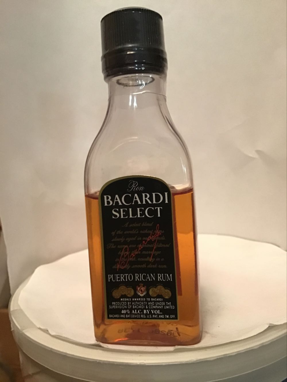 Bacardi Tangerine & Mango Fusion & Limon & Select - Bacardi Bottling Company (50 mL) alcohol collectible - Main Image 4
