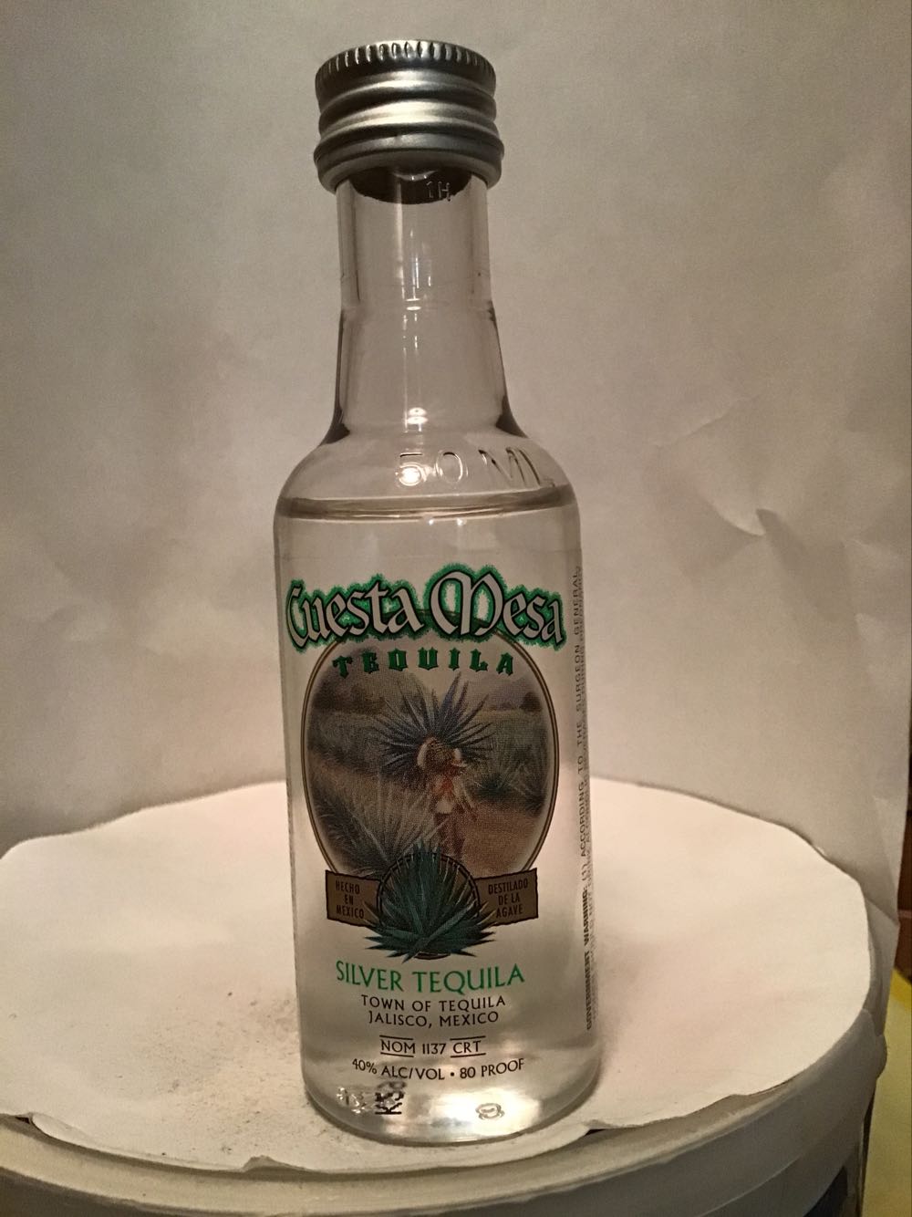 Cuesra Mesa Gold & Silver - Jalisco Mexico (50 mL) alcohol collectible - Main Image 2