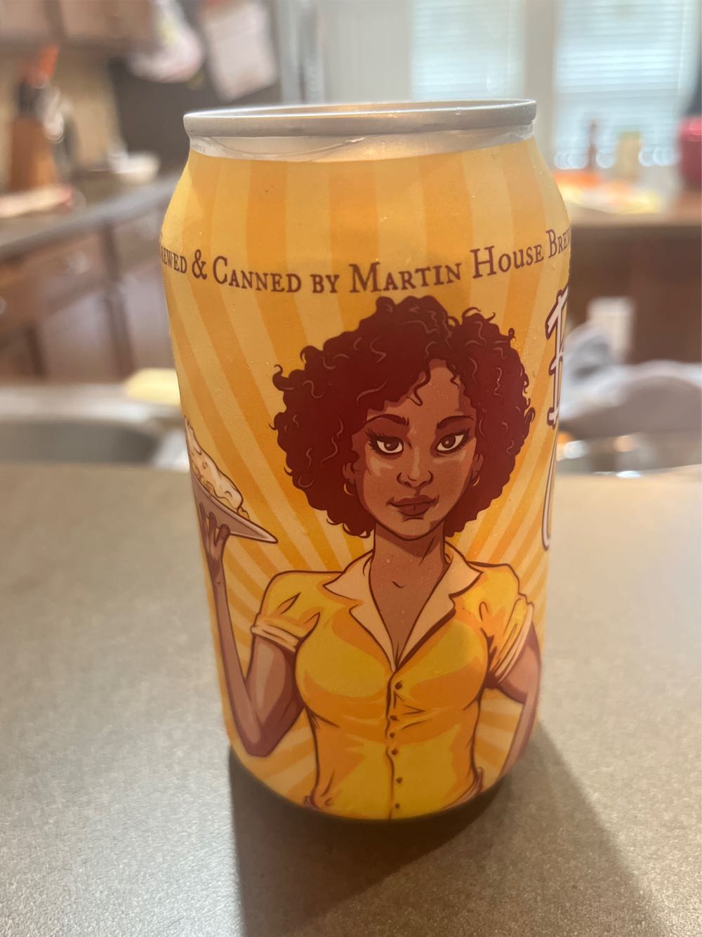 Martin House Banana Cream Pie Sour - Martin House Brewing Company (12 FL OZ) alcohol collectible [Barcode 856927004337] - Main Image 2