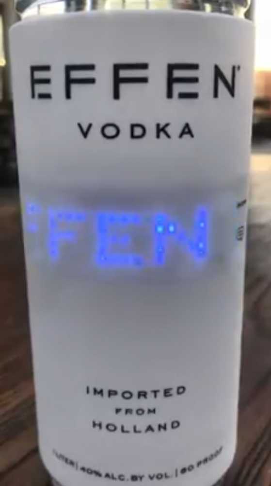 Effen Marquee Vodka Limited Edition - Effen Import Co. (750 mL) alcohol collectible [Barcode 080686938941] - Main Image 2