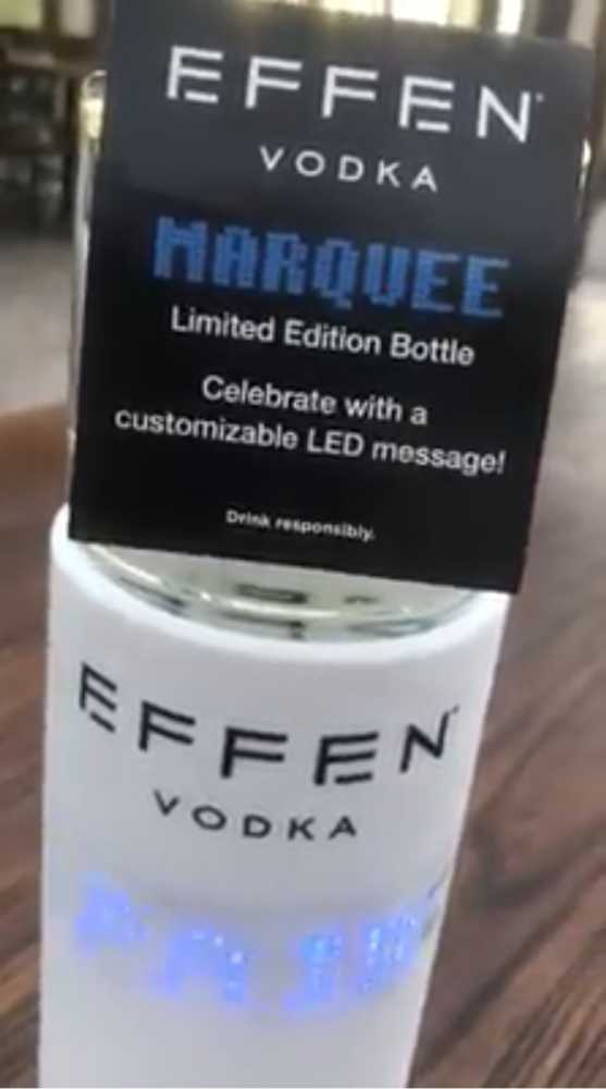 Effen Marquee Vodka Limited Edition - Effen Import Co. (750 mL) alcohol collectible [Barcode 080686938941] - Main Image 3