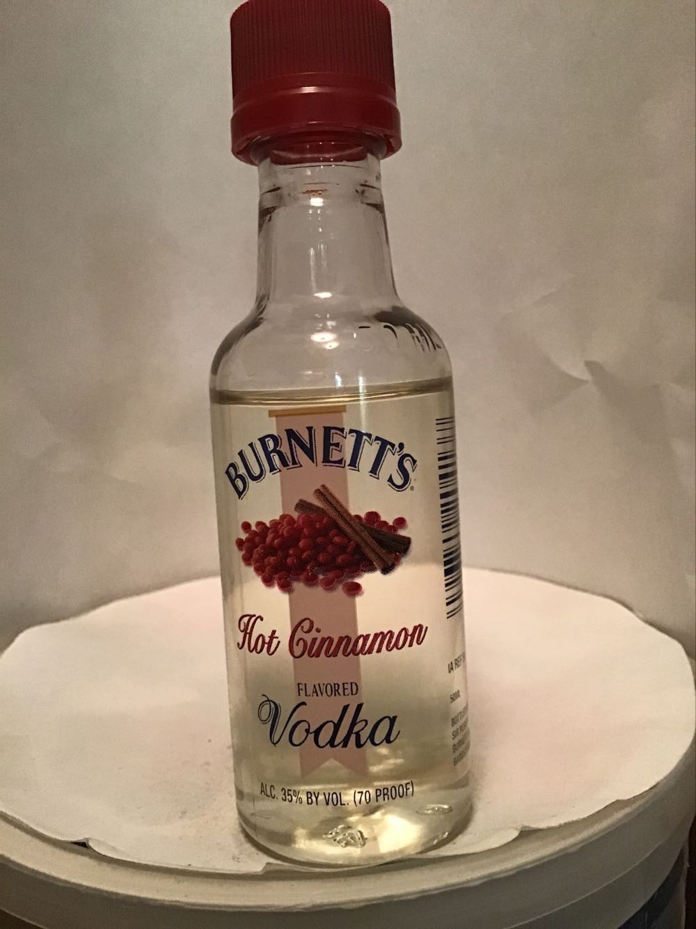 Burnetts’ Whipped Cream & Hot Cinnamon - Sir Robert Burnett Co (50 mL) alcohol collectible - Main Image 2