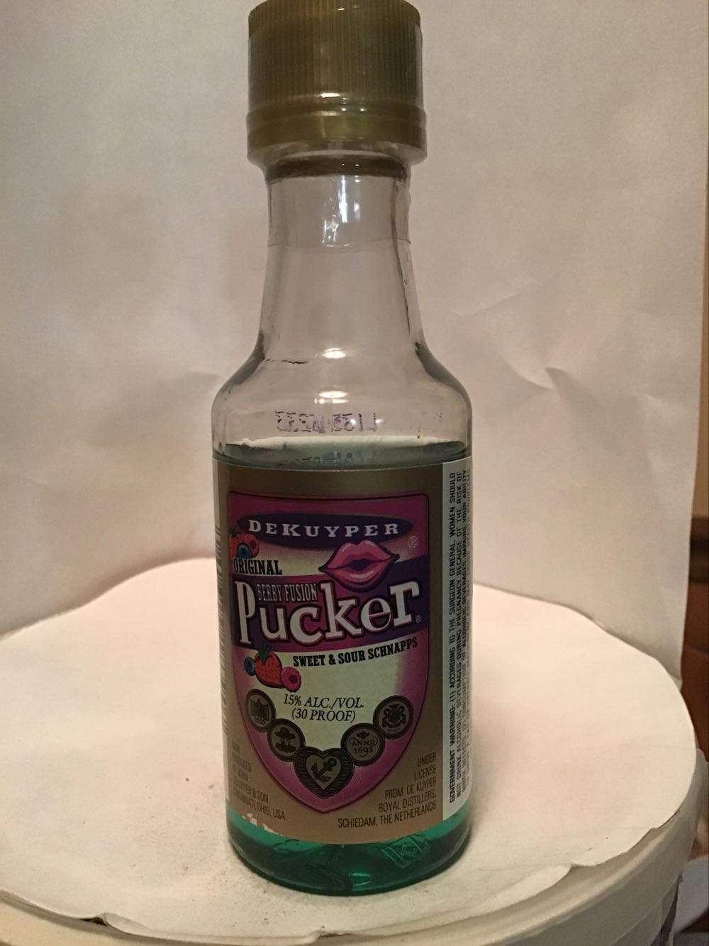 DeKuyper Island Punch & Tropical Pineapple & Lime Lizard & Peachtree & Berry Pucker - Dekuyper & Son (50 mL) alcohol collectible - Main Image 4