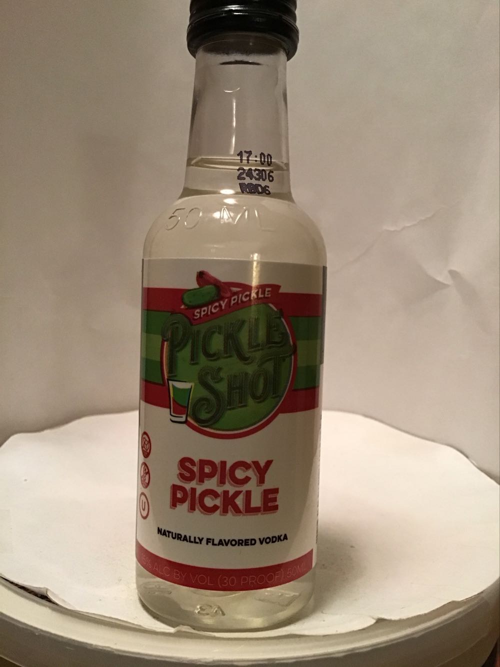 Pickle Shot, Sweet, Spicy, Dill - Red Boot (50 mL) alcohol collectible - Main Image 2