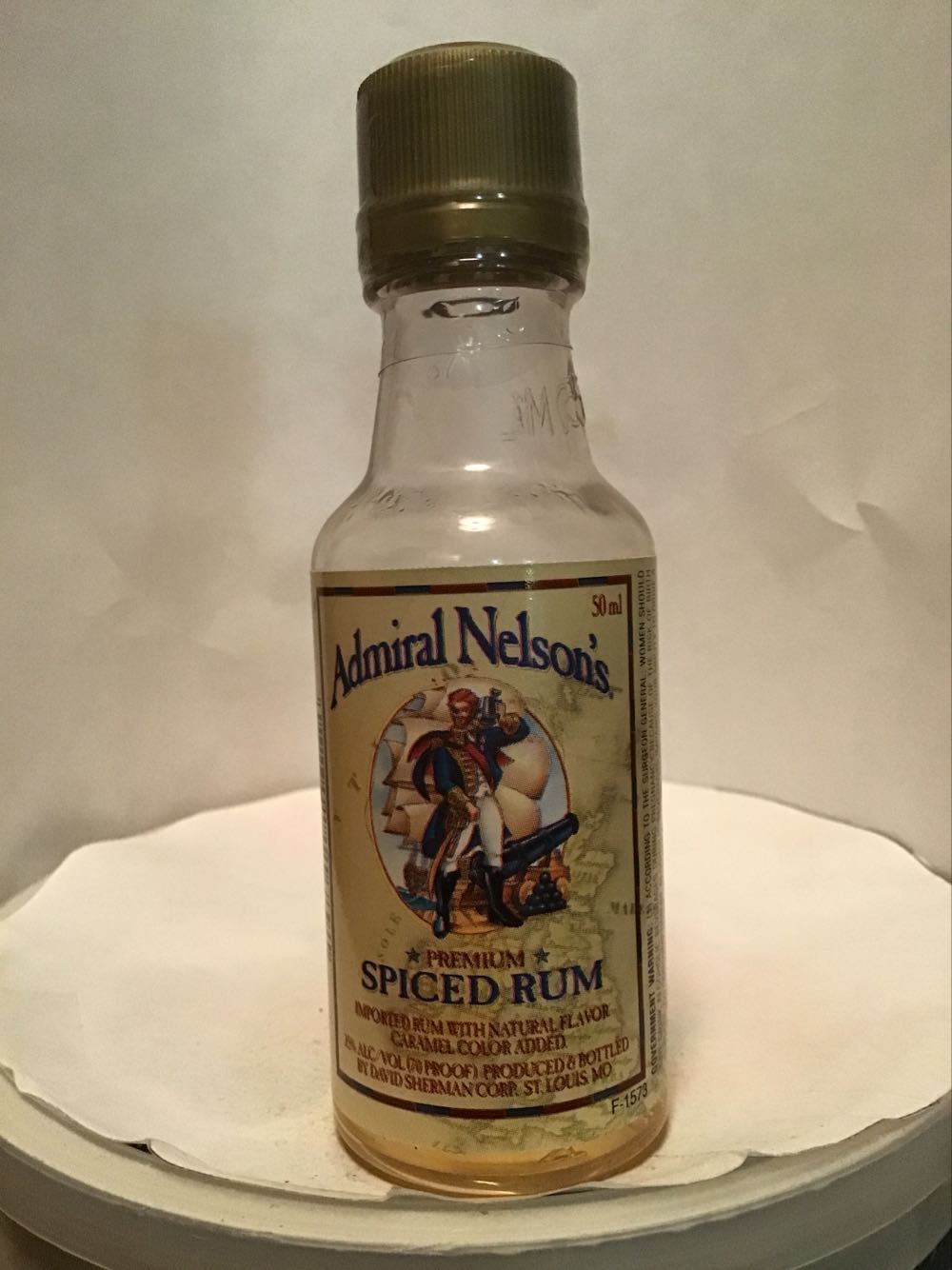 Admiral Nelson’s Coconut & Spiced & Cherry - Admiral Nelson Rum Co. (50 mL) alcohol collectible - Main Image 2