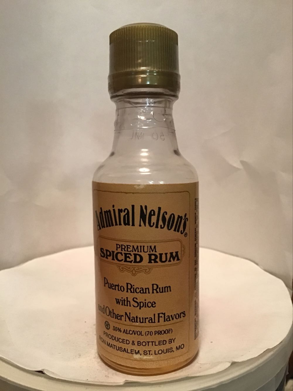 Admiral Nelson’s Coconut & Spiced & Cherry - Admiral Nelson Rum Co. (50 mL) alcohol collectible - Main Image 3