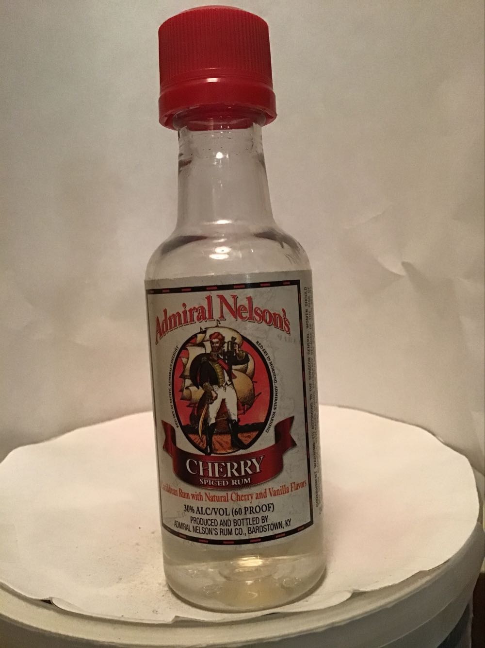 Admiral Nelson’s Coconut & Spiced & Cherry - Admiral Nelson Rum Co. (50 mL) alcohol collectible - Main Image 4