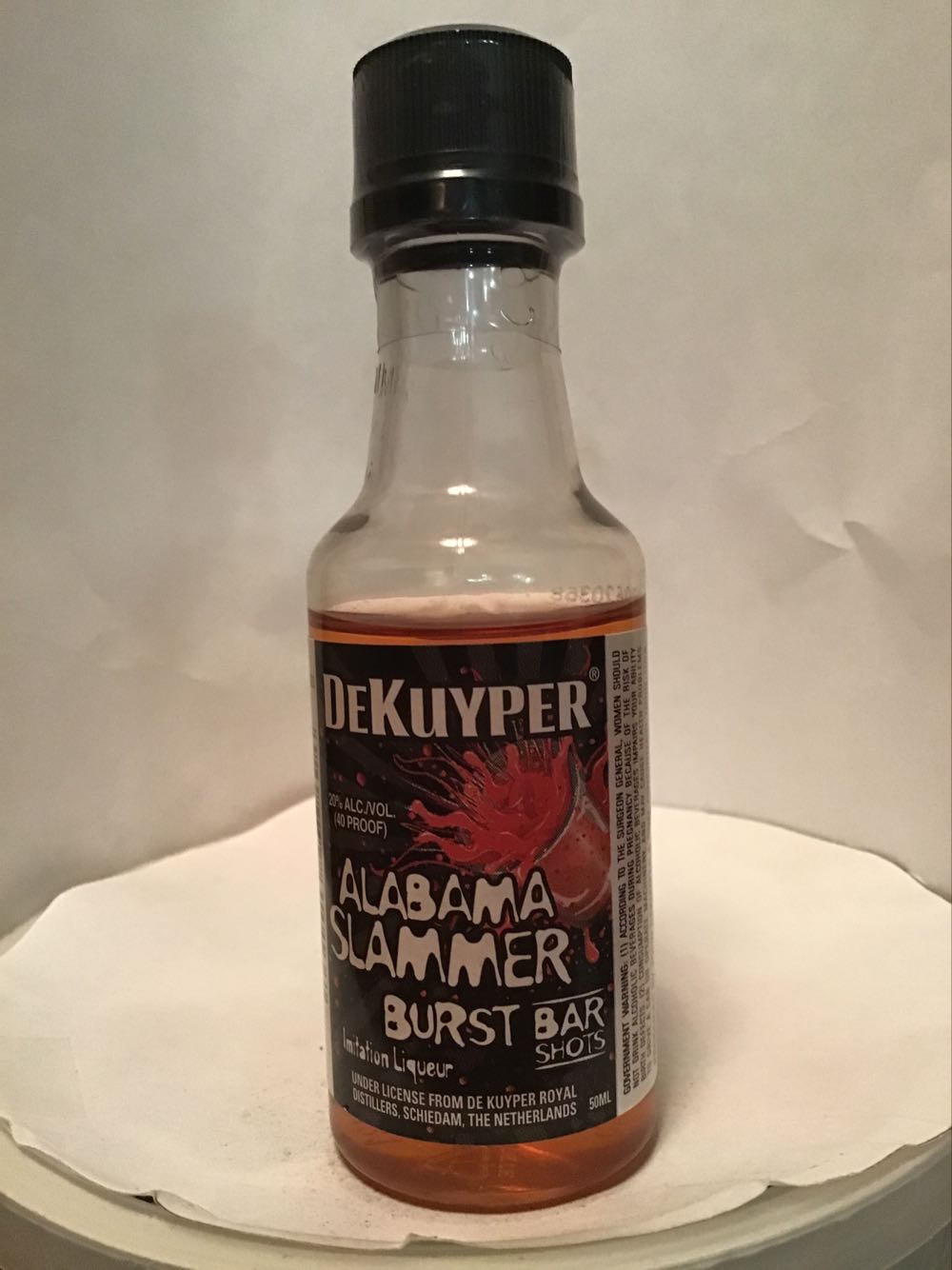 Dekuyper Sour Apple & Mad Melon & Hot Damn Burst & Alabama Slammer - Dekuyper & Son (50 mL) alcohol collectible - Main Image 4