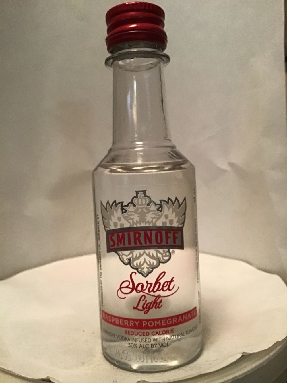 Smirnoff Sorbet Mango & Raspberry Pomegrante & Lemon - Smirnoff Co. (50 mL) alcohol collectible - Main Image 2