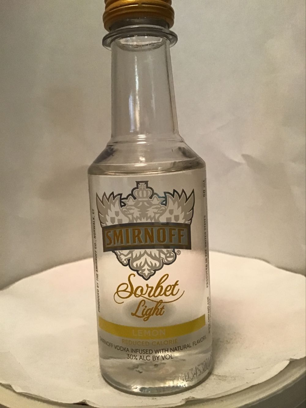 Smirnoff Sorbet Mango & Raspberry Pomegrante & Lemon - Smirnoff Co. (50 mL) alcohol collectible - Main Image 3