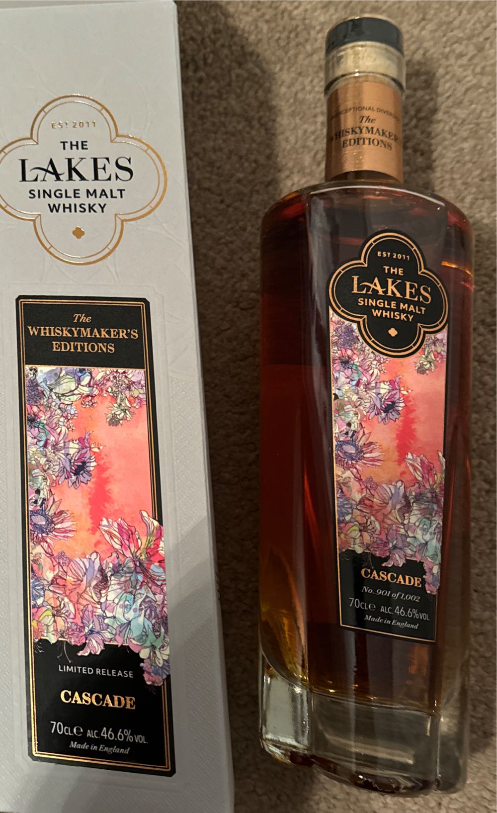 Cascade - The Lakes Distillery (700 mL) alcohol collectible - Main Image 2