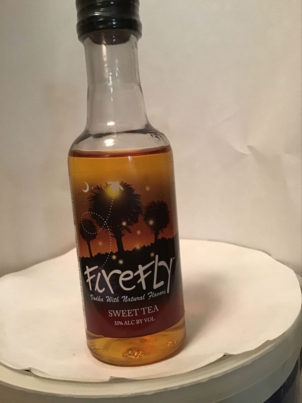 Firefly Raspberry Sweet Tea & Vodka - Firefly Distillery (50 mL) alcohol collectible - Main Image 2