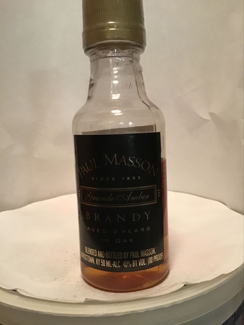 Paul Masson & Ice - Paul Masson Winery, Gonzalaes, California (50 mL) alcohol collectible - Main Image 2