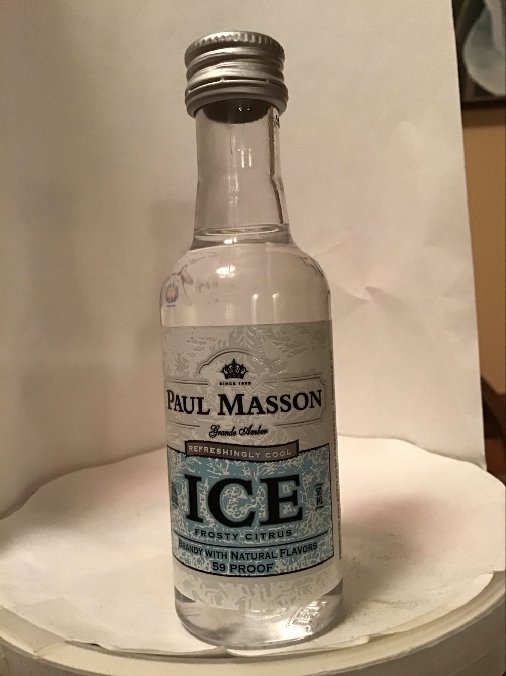 Paul Masson & Ice - Paul Masson Winery, Gonzalaes, California (50 mL) alcohol collectible - Main Image 3