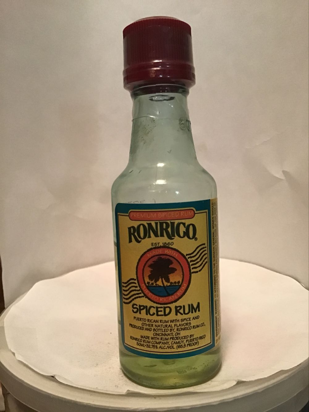 Ronrico & Spiced & Caribbean - Beam Import Company (50 mL) alcohol collectible - Main Image 2