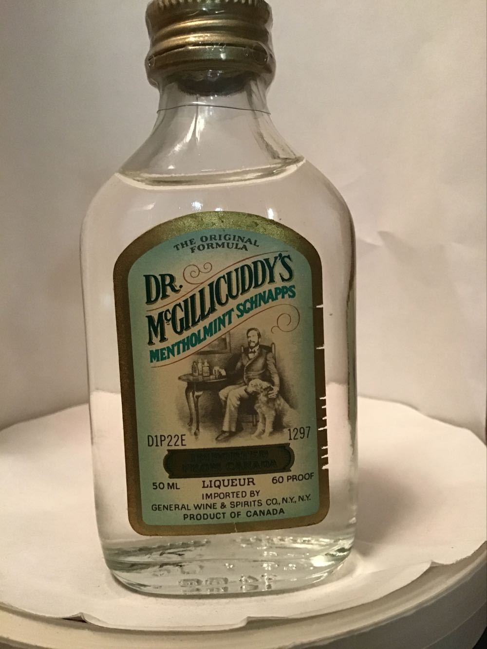 Dr. McGillcuddy’s Apple Pie & Menthol Mint & Cherry - Sazerac Co (50 mL) alcohol collectible - Main Image 2