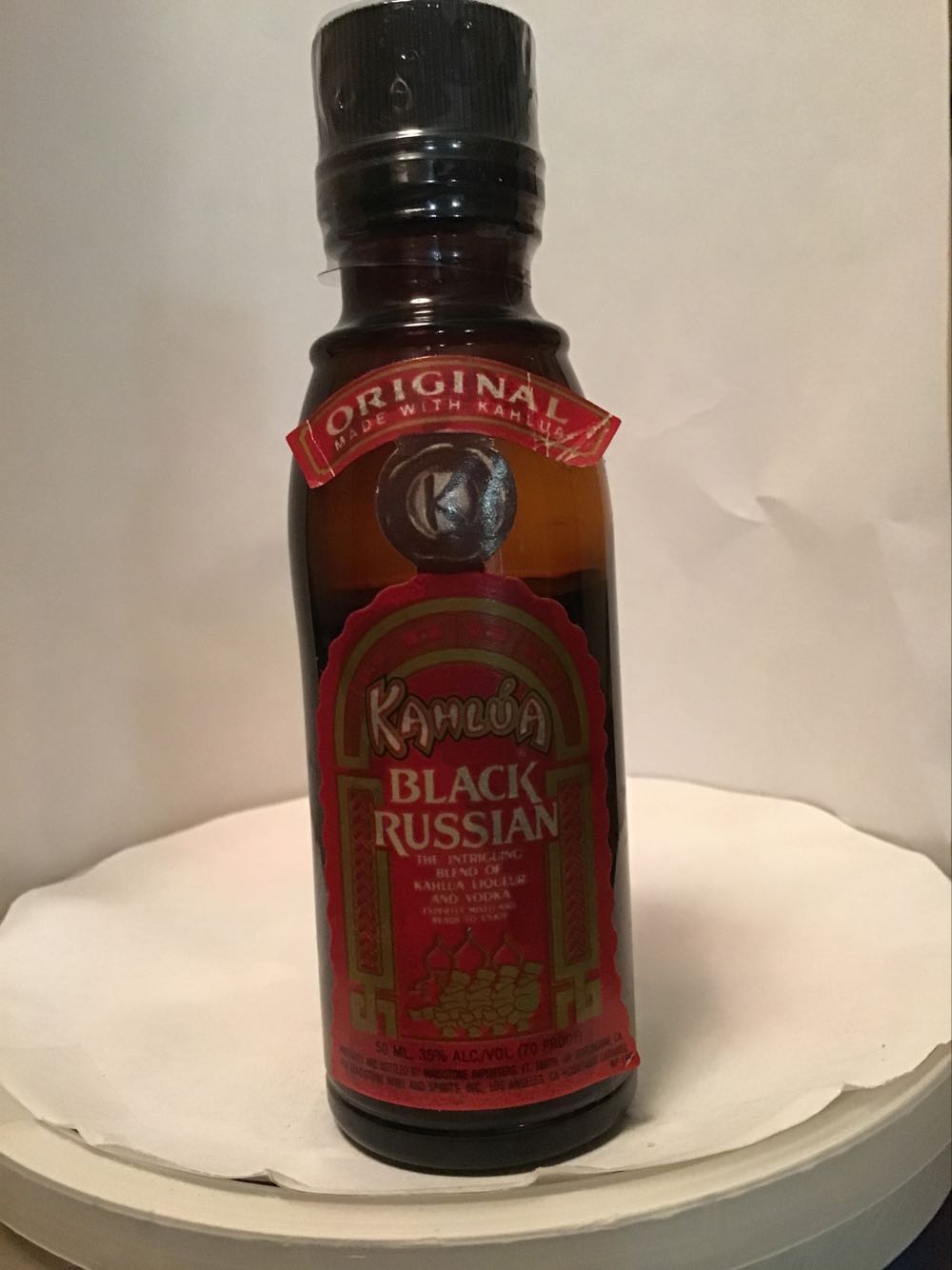 Kahl’ua & Black Russian & French Vanilla & Cinnamon Spice - Sazerac Co (50 mL) alcohol collectible - Main Image 2