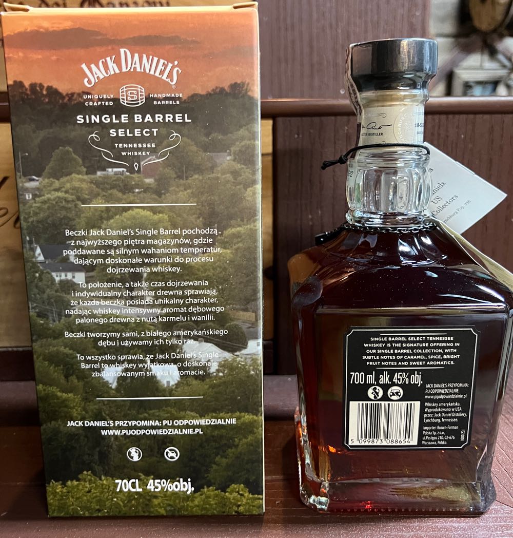 0 US Collectors Europian Barrel #1 - Jack Daniel’s Distillery, Lynchburg, TN (700 mL) alcohol collectible - Main Image 3