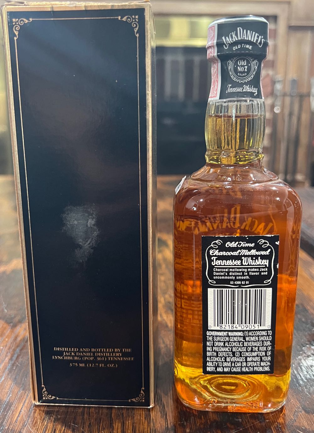 0 Black Label With Box 375 ml - Jack Daniel’s Distillery, Lynchburg, TN (375 mL) alcohol collectible - Main Image 3