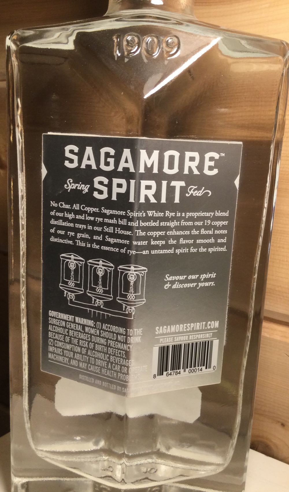 Sagamore spirit White Rye - Sagamore Spirits (750 mL) alcohol collectible [Barcode 864784000140] - Main Image 2