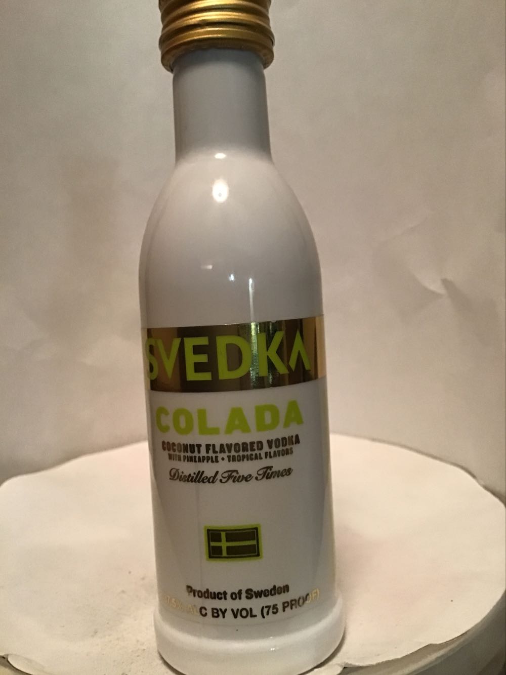 Svedka Citron & Copada - Spirits Marque One (50 mL) alcohol collectible - Main Image 2