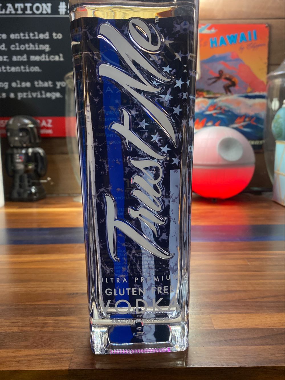 Trust Me Ultra Premium Organic Vodka - Distilled Resources Inc. (750mL) alcohol collectible [Barcode 850053006067] - Main Image 2