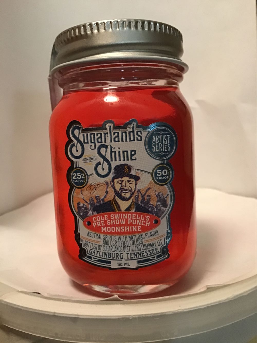 Sugarlands Shine Peach & Pre Show Punch & Mint Chocolate Chip & Eggo - Sugarlands Distilling Company (50 mL) alcohol collectible - Main Image 2