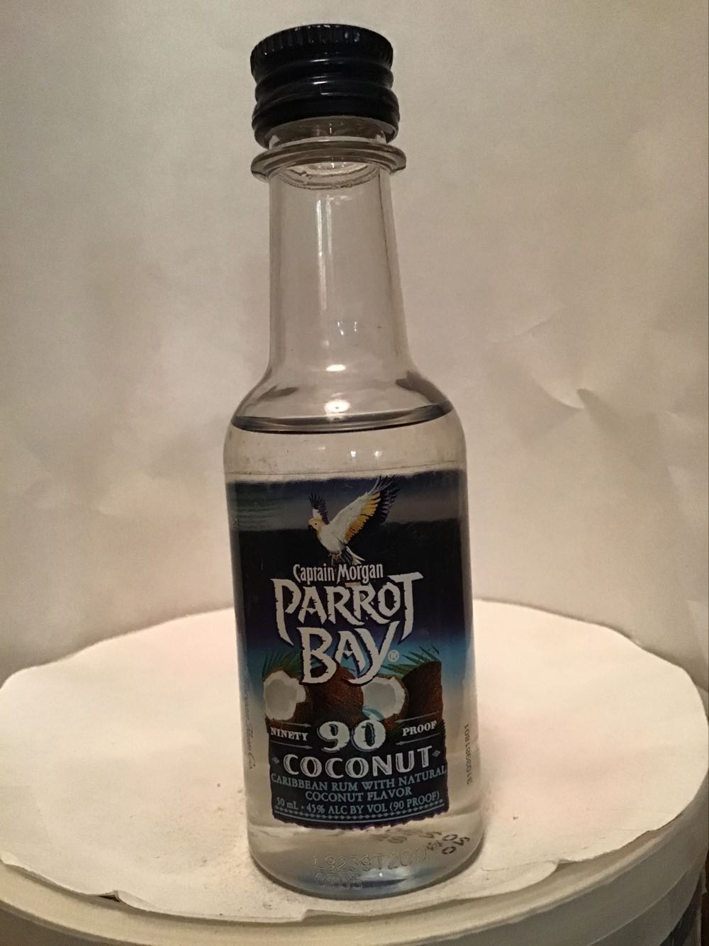 Parrot Bay Coconut - Captain Morgan Rum Co. (50 mL) alcohol collectible - Main Image 2
