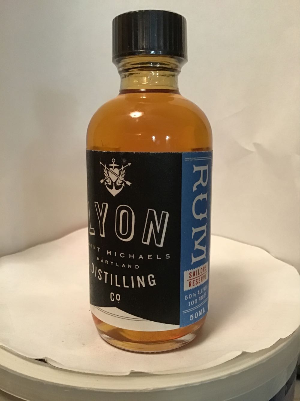 Lyon Sailors Reserve - Lyon Distilling Co. (50 mL) alcohol collectible - Main Image 1