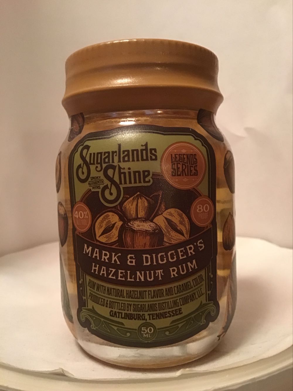 Sugarlands Shine Cinnamon & Hazelnut & Ryder Cup Lemonade - Sugarlands Distilling Company (50 mL) alcohol collectible - Main Image 4