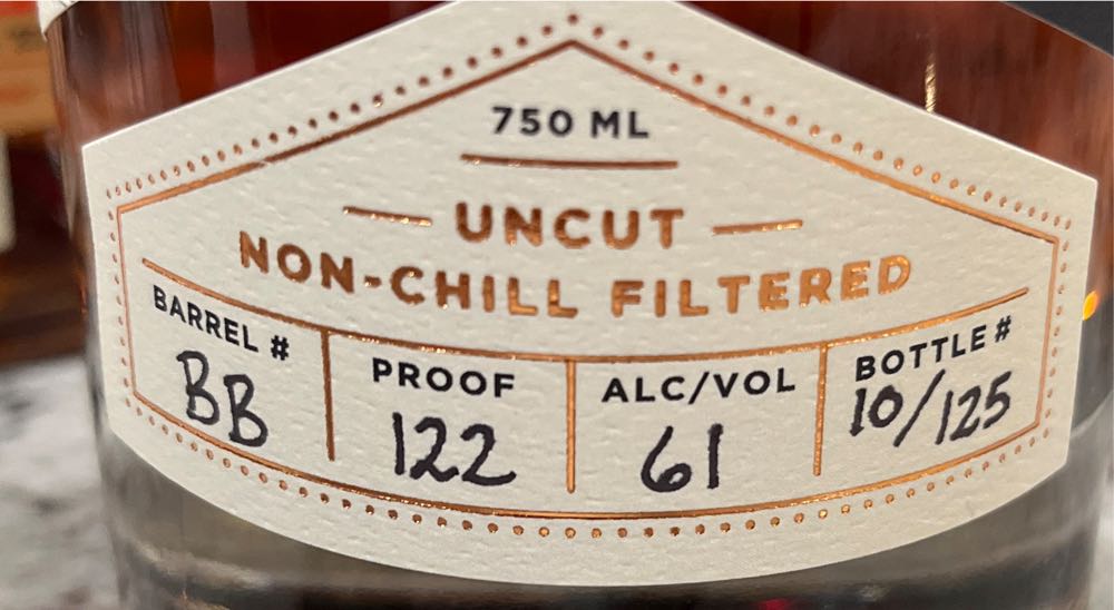 Old Louisville 7 yr Single Barrel - Old Louisville Whiskey Company (750 mL) alcohol collectible - Main Image 2