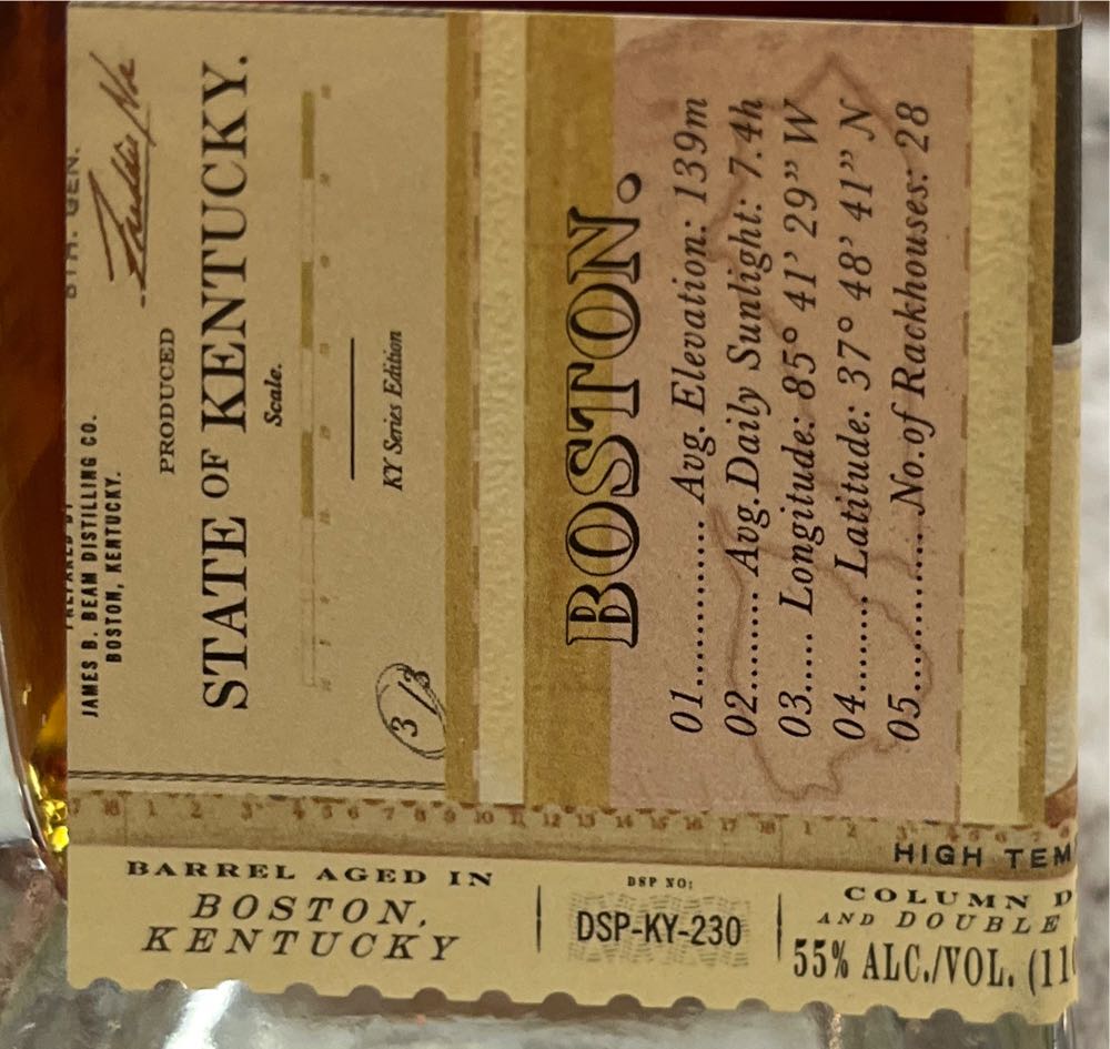 Hardins Creek - Boston - James B. Beam Distilling Co. (200 mL) alcohol collectible [Barcode 080686002741] - Main Image 2